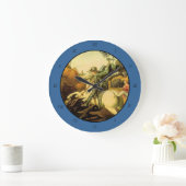 Raphael's "St. George and the Dragon" (ca. 1505) Große Wanduhr (Zuhause)