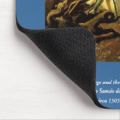 Raphael's "St. George and the Dragon" (ca. 1505) Mousepad (Ecke)