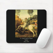 Raphael's "St. George and the Dragon" (ca. 1505) Mousepad (Mit Mouse)