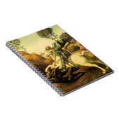 Raphael's "St. George and the Dragon" (ca. 1505) Notizblock (Rechte Seite)