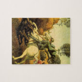 Raphael's "St. George and the Dragon" (ca. 1505) Puzzle (Horizontal)