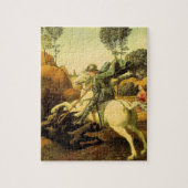 Raphael's "St. George and the Dragon" (ca. 1505) Puzzle (Vertikal)