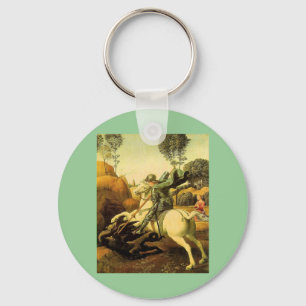 Raphael's "St. George and the Dragon" (ca. 1505) Schlüsselanhänger