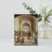 Raphael's "The School of Athens" (ca. 1511) Postkarte (Stehend Vorderseite)