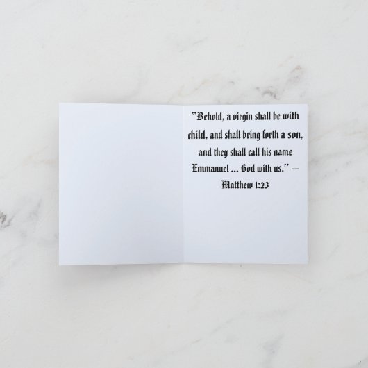 Raphaels Weihnachtskarte Karte (Innenseite)