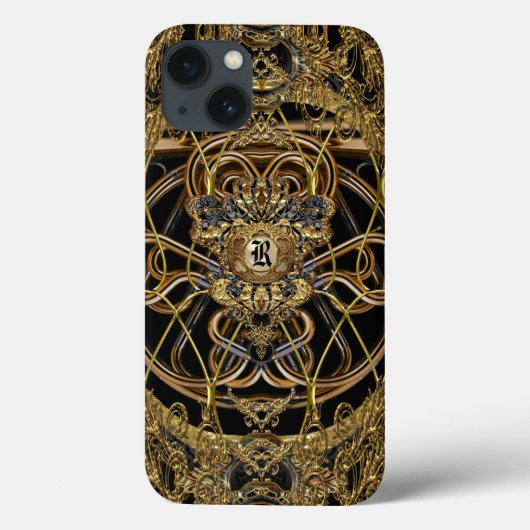 Raphconstance Elegant 6/6s Barock Chic Monogramm Case-Mate iPhone Hülle (Rückseite)