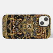 Raphconstance Elegant 6/6s Barock Chic Monogramm iPhone Hülle (Rückseite (Horizontal))