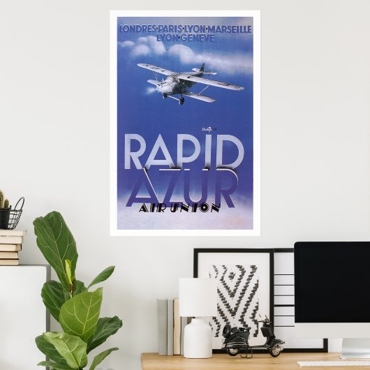 Rapid Azur Poster (Heimbüro)