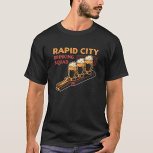 Rapid City Drink Squad South Dakota Beer Sd Bo T-Shirt