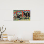 Rapid City, South Dakota - Große Briefmarkenszenen Poster (Küche)