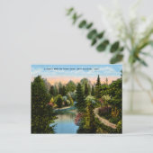 Rapid River Escanaba, Michigan Postkarte (Stehend Vorderseite)