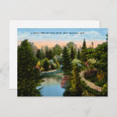 Rapid River Escanaba, Michigan Postkarte (Vorne/Hinten)