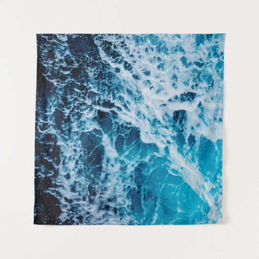 Rapid sea while sailing ship. Dramatic and picture Wandteppich (Vorderseite (Horizontal))