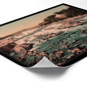 Rapids, Hönefos, Ringerike, Norwegen Poster (Ecke)