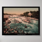 Rapids, Hönefos, Ringerike, Norwegen Poster (Vorne)