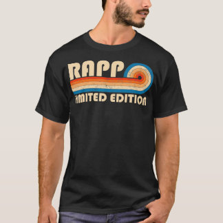 RAPP Nachname Retro Vintag 80er 90er Geburtstagsre T-Shirt