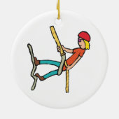 Rappelling Keramik Ornament (Hinten)