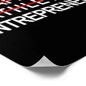 Rapper Athlete Entrepreneur New Age Ceo Hustler  Poster (Ecke)