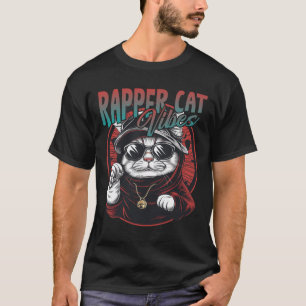 Rapper Cat Vibes T-Shirt