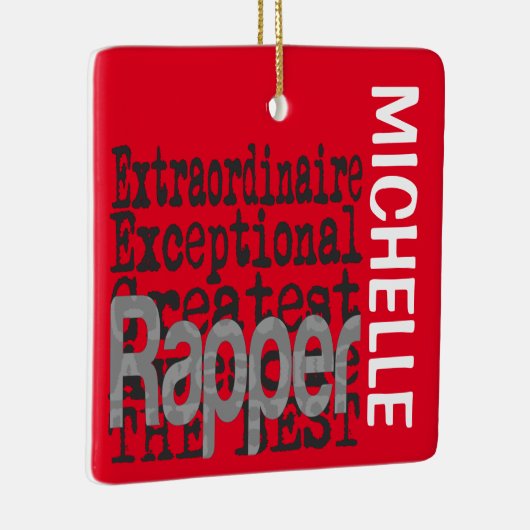 Rapper Extraordinaire CUSTOM Keramikornament (Rechts)