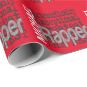 Rapper Extraordinaire Geschenkpapier (Rolleneckpunkt)