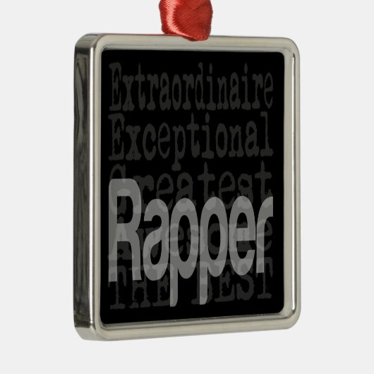 Rapper Extraordinaire Metal Ornament (Rechts)