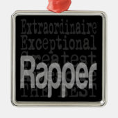 Rapper Extraordinaire Metal Ornament (Vorne)
