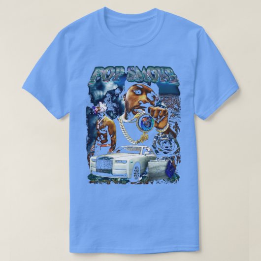 Rapper Gangster Vintag Bootleg 90er T-Shirt (Design vorne)