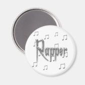 Rapper Magnet (Vorderseite/Rückseite)