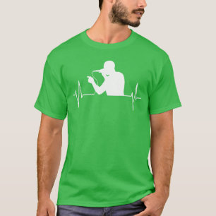 Rapper MC Hip Hop Rap Freestyle Battle ECG Zeile f T-Shirt
