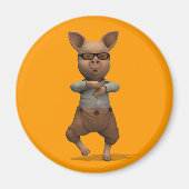 Rapper Pig Magnet (Vorne)