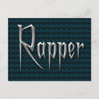 Rapper Postkarte