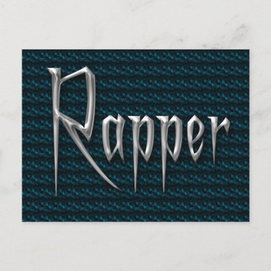 Rapper Postkarte (Vorderseite)