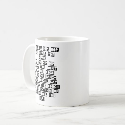 Rapper's Delight-Tasse Kaffeetasse (Vorderseite Links)