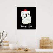 Rapping Papier Funny Wrapping Paper Puff Dark BG Poster (Küche)