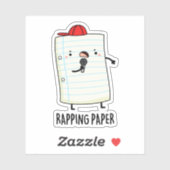 Rapping Papier Funny Wrapping Paper Puffer Aufkleber (Blatt)
