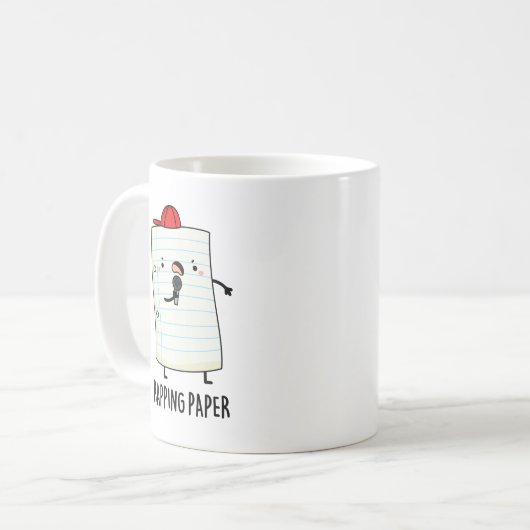 Rapping Papier Funny Wrapping Paper Puffer Kaffeetasse (Vorderseite Links)