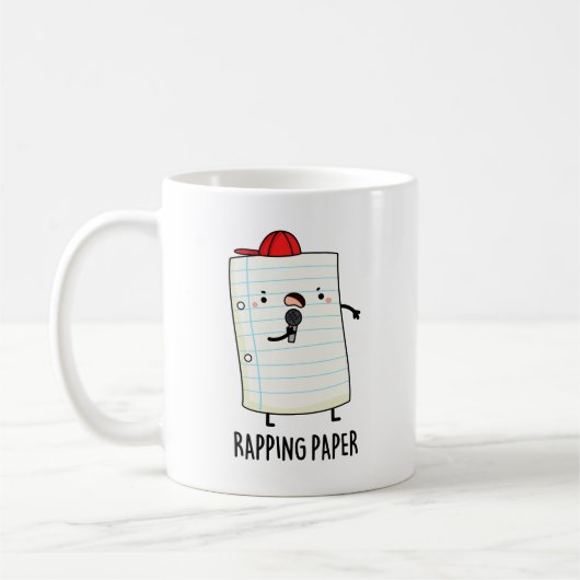 Rapping Papier Funny Wrapping Paper Puffer Kaffeetasse (Links)