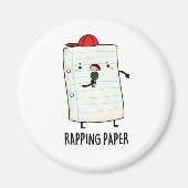 Rapping Papier Funny Wrapping Paper Puffer Magnet (Vorne)