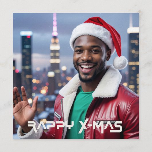 RAPPY WEIHNACHTEN EINLADUNG (Vorderseite)