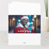 RAPPY WEIHNACHTEN KARTE (Rückseite)