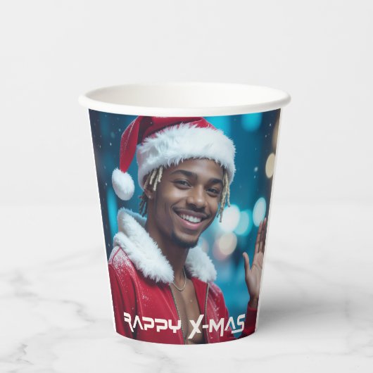 RAPPY WEIHNACHTEN PAPPBECHER (Vorderseite)