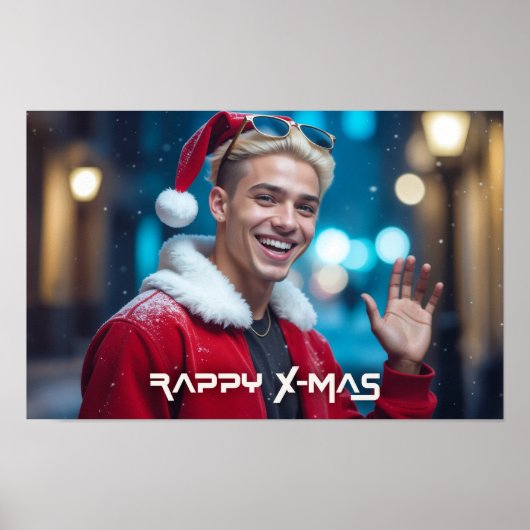 RAPPY WEIHNACHTEN POSTER (Vorne)