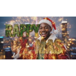 RAPPY WEIHNACHTEN POSTKARTE