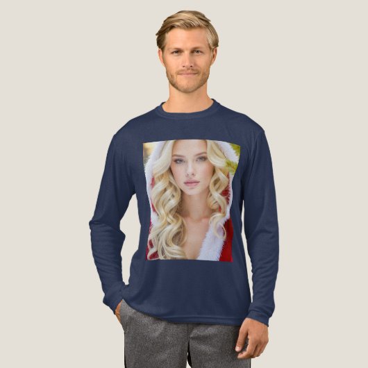 RAPPY WEIHNACHTEN Tri-Blend SHIRT (Volle Vorderseite)