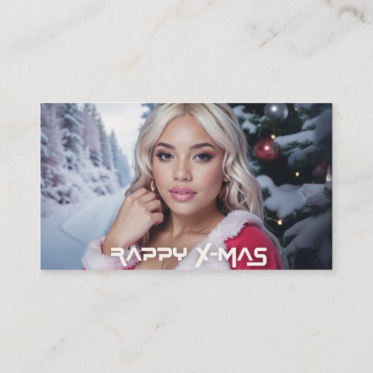 RAPPY X-MAS BEGLEITKARTE (Rückseite)