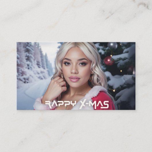 RAPPY X-MAS BEGLEITKARTE (Vorderseite)