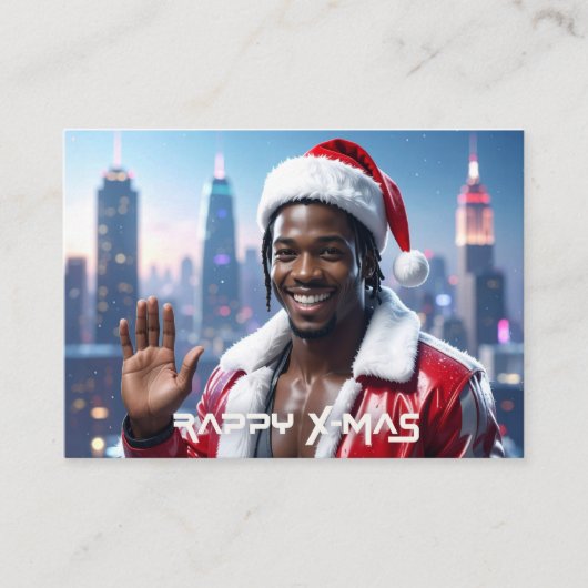 RAPPY X-MAS BEGLEITKARTE (Vorderseite)