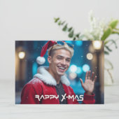 RAPPY X-MAS EINLADUNG (Stehend Vorderseite)