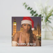 RAPPY X-MAS EINLADUNG (Stehend Vorderseite)